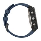Garmin Quatix® 7 Pro GPS Tengeri Okosóra – 47 mm, AMOLED Kijelző (Titanium, Fekete Szilikon Szíjjal)