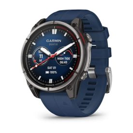   Garmin quatix® 8 – 51 mm (AMOLED, Sapphire Titanium, Captain Blue szilikon szíjjal)