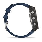 Garmin quatix® 8 – 51 mm (AMOLED, Sapphire Titanium, Captain Blue szilikon szíjjal)