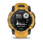 Garmin Instinct 3 Solar GPS Okosóra – 50 mm, Napelemes töltés (Napsárga / Sárgs- szürke szíjjal) 