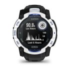 Garmin Instinct 3 Solar GPS Okosóra – 50 mm, Napelemes Töltés (Limited Edition – Homokkő Tok, Fekete/Kék Szilikon Szíjjal)