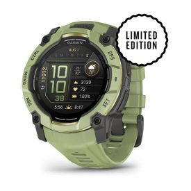   Garmin Instinct 3 – 50 mm, AMOLED - páfrányzöld, szilikon szíjjal -LIMITED EDITION