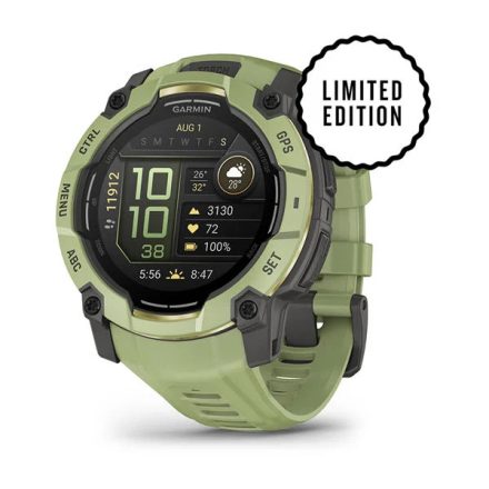 Garmin Instinct 3 – 50 mm, AMOLED - páfrányzöld, szilikon szíjjal -LIMITED EDITION