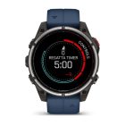 Garmin quatix® 8 Pro – 47 mm (AMOLED, Sapphire Titanium, Captain Blue szilikon szíjjal)