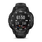 Garmin Instinct Crossover AMOLED Tactical GPS Okosóra – Taktikai Hibrid Óra (Fekete, Fekete Szilikon Szíjjal)