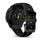 Garmin Instinct Crossover AMOLED Tactical GPS Okosóra – Taktikai Hibrid Óra (Fekete, Fekete Szilikon Szíjjal)