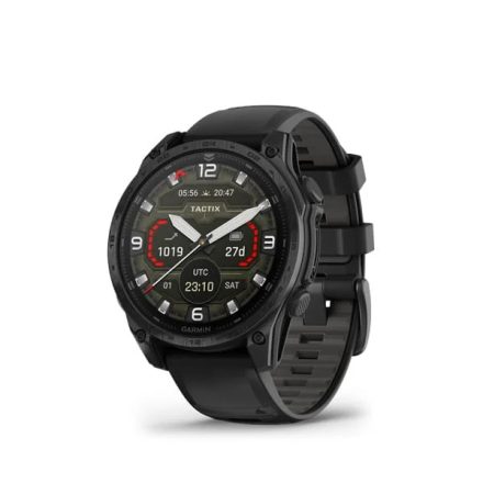 Garmin Tactix® 8 GPS Okosóra – 47 mm, AMOLED Kijelző (ED XD – Fekete Szilikon Szíjjal)
