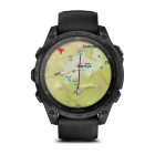 Garmin Tactix® 8 GPS Okosóra – 47 mm, AMOLED Kijelző (ED XD – Fekete Szilikon Szíjjal)