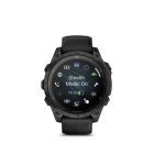 Garmin Tactix® 8 GPS Okosóra – 47 mm, AMOLED Kijelző (ED XD – Fekete Szilikon Szíjjal)