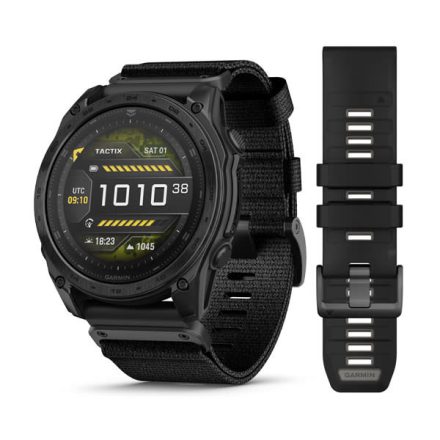 Garmin Tactix® 8 GPS Okosóra–51 mm, AMOLED Kijelző (ED XD Fekete Szilikon Szíjjal)