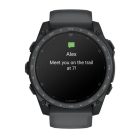 Garmin Tactix® 8 GPS Okosóra – 51 mm, AMOLED Sapphire, Titanium / Szürke Cerakote® Bevonattal (Fekete Szilikon Szíjjal)