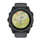 Garmin Tactix® 8 GPS Okosóra – 51 mm, AMOLED Sapphire, Titanium / Szürke Cerakote® Bevonattal (Fekete Szilikon Szíjjal)
