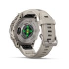 Garmin Fēnix® 9 GPS Okosóra – 43 mm, AMOLED Kijelző, Titánium Tok (Franciaszürke Szilikon Szíjjal)