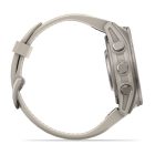 Garmin Fēnix® 9 GPS Okosóra – 43 mm, AMOLED Kijelző, Titánium Tok (Franciaszürke Szilikon Szíjjal)