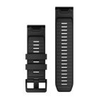 Garmin QuickFit® 26 mm Óraszíj – Fekete Szilikon (Eredeti Gyári Tartozék)