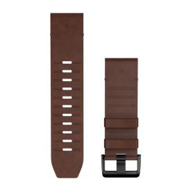   Garmin QuickFit® 26 mm Óraszíj – Mogyoróbarna Valódi Bőr (Eredeti Gyári Tartozék)