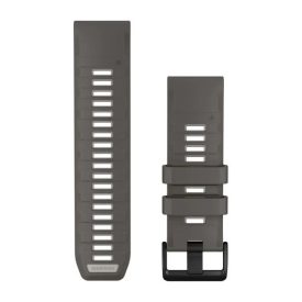   Garmin QuickFit® 26 mm Óraszíj – Kavicsszürke / Ezüstszürke Szilikon (Eredeti Gyári Tartozék)