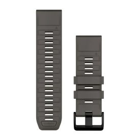   Garmin QuickFit® 26 mm Óraszíj – Kavicsszürke Szilikon (Eredeti Gyári Tartozék)