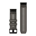 Garmin QuickFit® 26 mm Óraszíj – Kavicsszürke Szilikon (Eredeti Gyári Tartozék)
