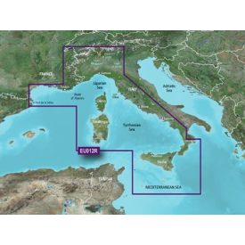   GARMIN Bluechart G3 Mediterranean Central-West - hajózási térkép