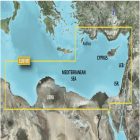 GARMIN Bluechart G3 Mediterranean Southeast - hajózási térkép