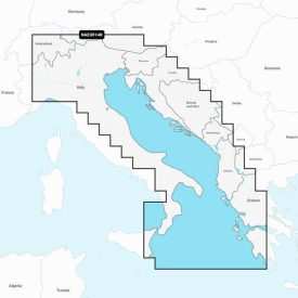 NAVIONICS + Italy, Adriatic Sea - hajózási térkép