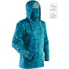 NORFIN SUN PRO MARLIN HOODIE GREEN - Méret: L– UV-szűrős kapucnis horgászfelső, Méret: L
