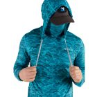 NORFIN SUN PRO MARLIN HOODIE GREEN - Méret: L– UV-szűrős kapucnis horgászfelső, Méret: L