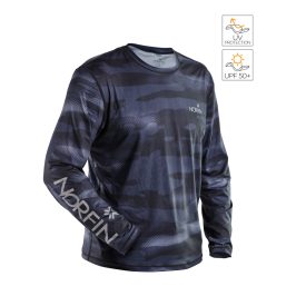   NORFIN Sun Pro Shadow Gray Shirts Méret: L Prémium UV-szűrős technikai felső 