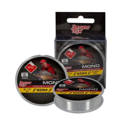 Benzár Mono feeder horogelőke zsinór 50m 0.25mm