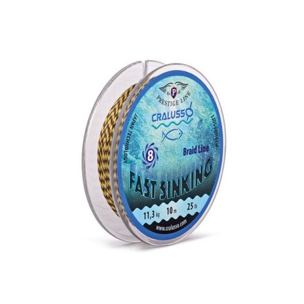 Cralusso gyorsan süllyedő fonott előkezsinór 12lb 10m