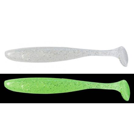 Keitech Easy Shiner 3"/ 76mm – #370 - Clear Silver Glow gumihal