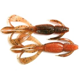   Keitech Crazy Flapper 2"/ 50mm – #520 - Green Pumpkin Orange Gold