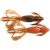 Keitech Crazy Flapper 2"/ 50mm – #520 - Green Pumpkin Orange Gold
