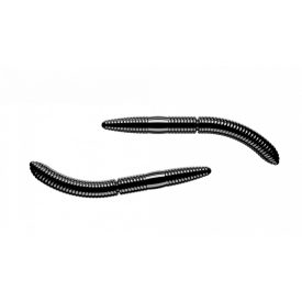   LIBRA LURES - fatty d'worm 65 - cheese - Szín: 040 - black