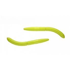   LIBRA LURES - fatty d'worm 75 - cheese - Szín: 006 - hot yellow