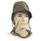 SZÚNYOGHÁLÓS SAPKA OLAJ ZÖLD