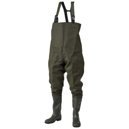 NORFIN CHEST WADERS - Méret: 42 – Strapabíró, prémium mellgázló ruha beépített csizmával