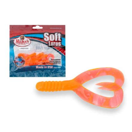 Mann's duplafarkú twister 4" –  JAPANESE RED