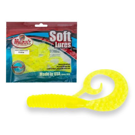 Mann's Mannipulator Grub twister 4" –  CH 