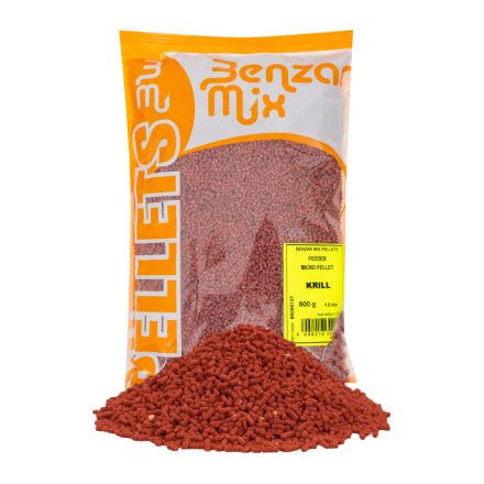 Benzar Mix Feeder Micropellet – krill 1,5mm 800g