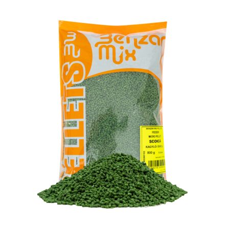 Benzar Mix Feeder Micropellet – kagyló 1,5mm 800g