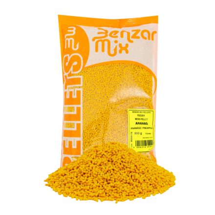 Benzar Mix Feeder Micropellet – ananász 1,5mm 800g