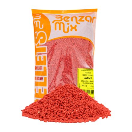 Benzar Mix Feeder Micropellet – szúnyoglárva 1,5mm 800g