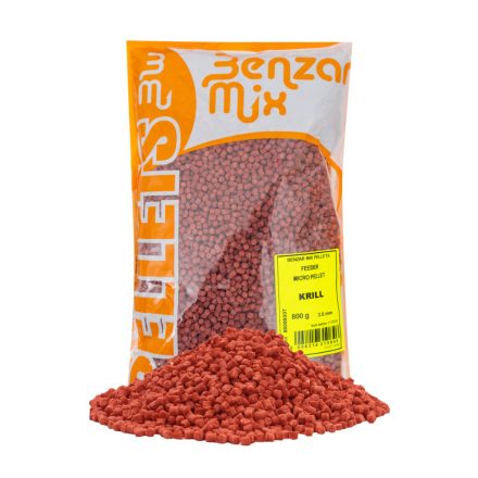 Benzar Mix Feeder Micropellet – krill 3,5mm 800g
