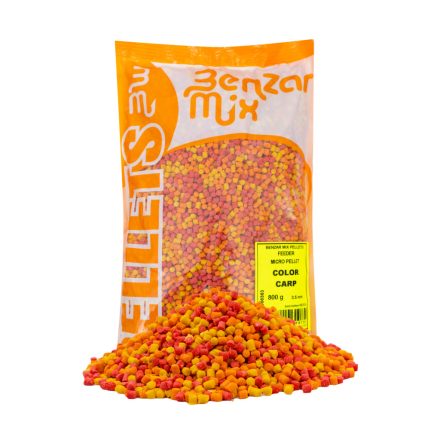 Benzar Mix Feeder Micropellet 3,5mm – color carp mix 800g