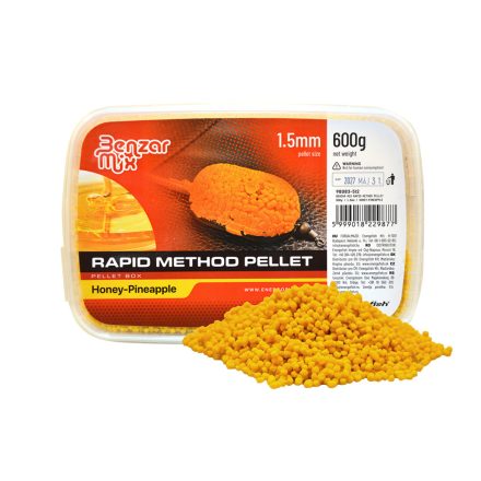 Benzar Rapid Method Pellet MÉZ&ananász 1,5mm 600g