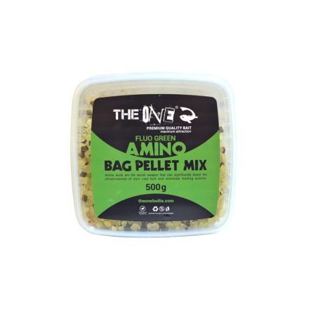 The One AMINO BAG pellet mix FLUO GREEN 500 GR