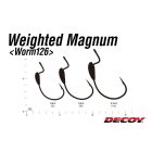 DECOY offset horog súlyozott  worm 126 magnum #10/0 14gr