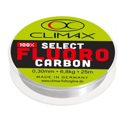 Climax Select fluorocarbon előkezsinór 25m 0.24mm 4.7kg